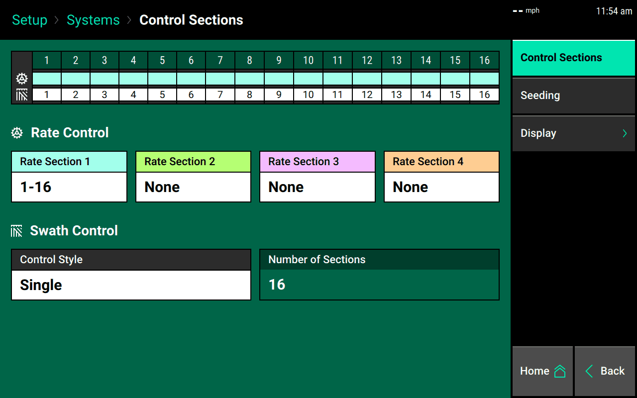  control section setup 2
