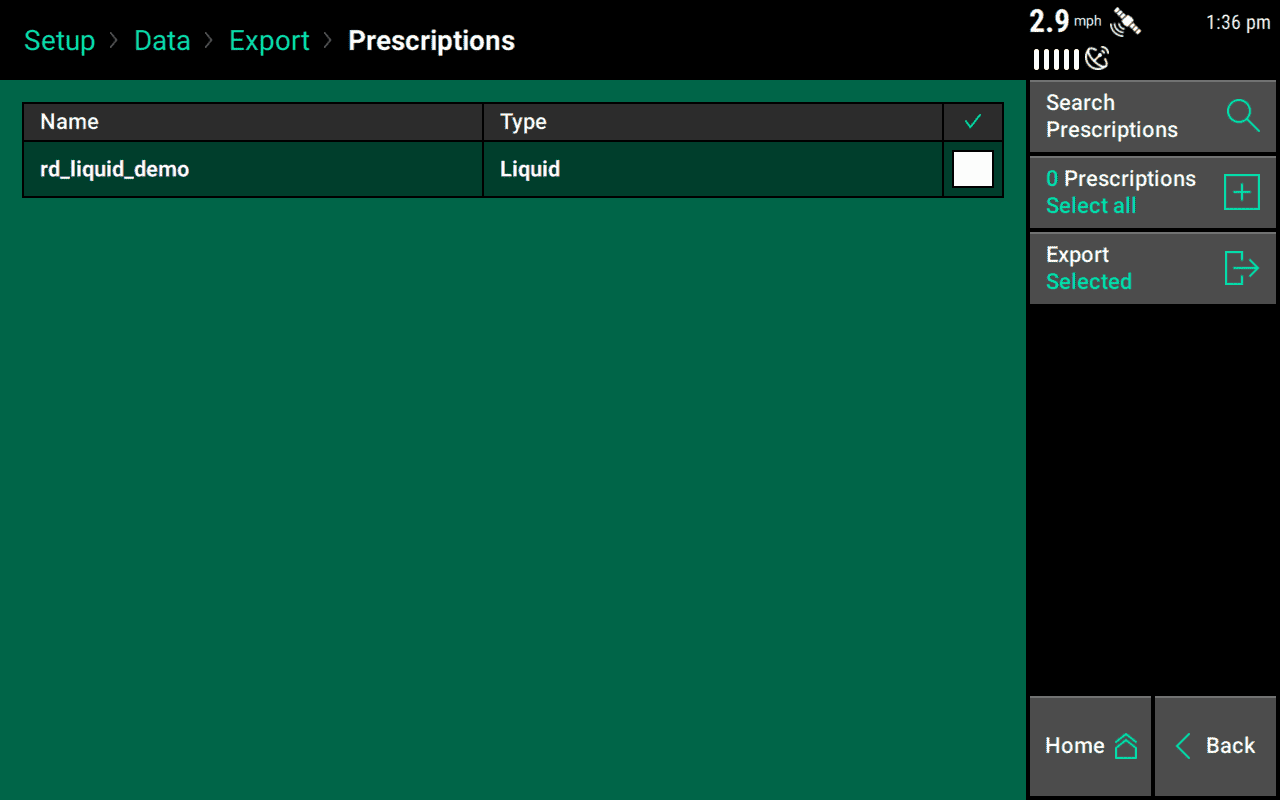 Prescription Export