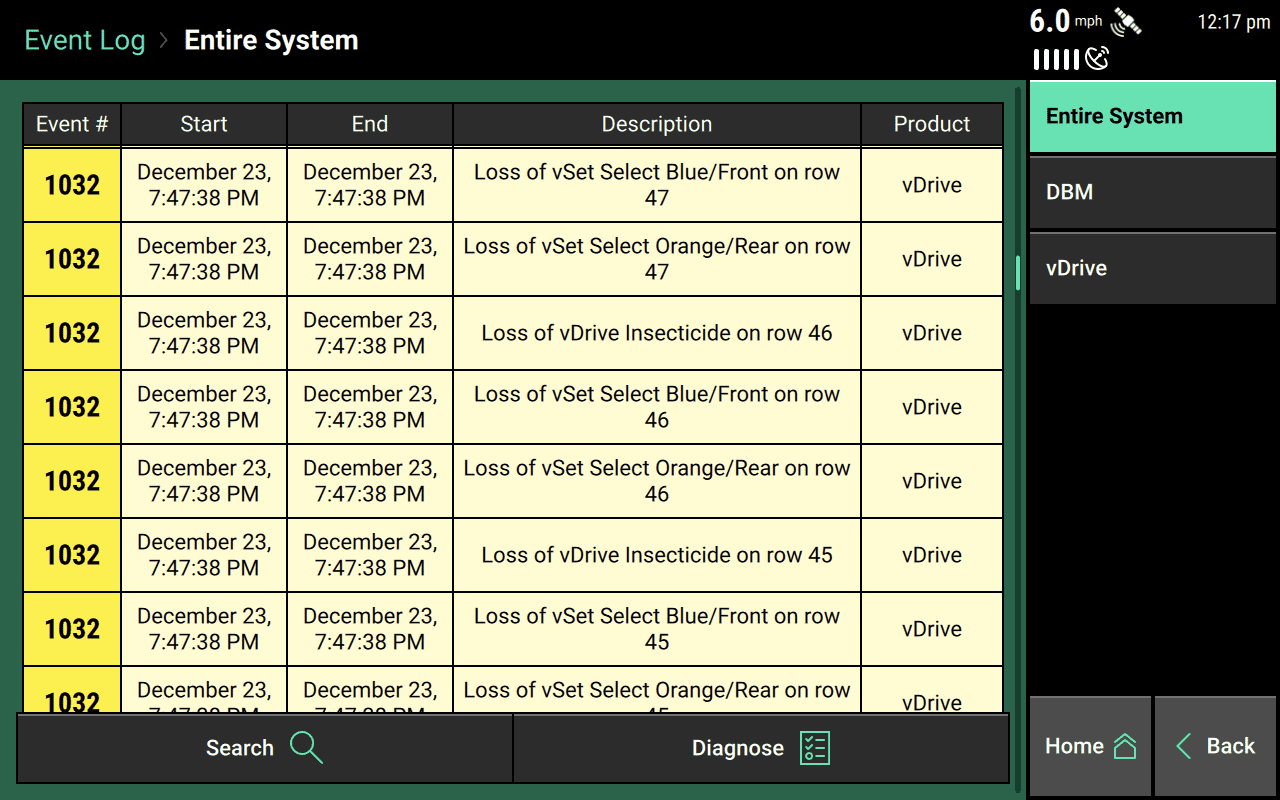 Event Log