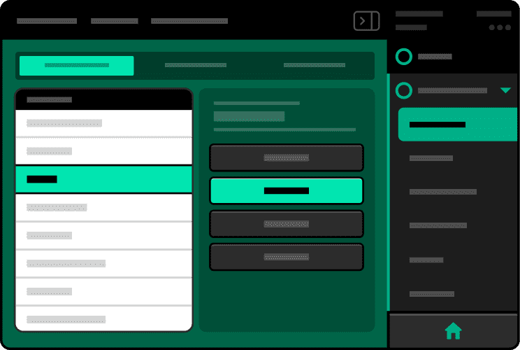 Map layer filtering example screen