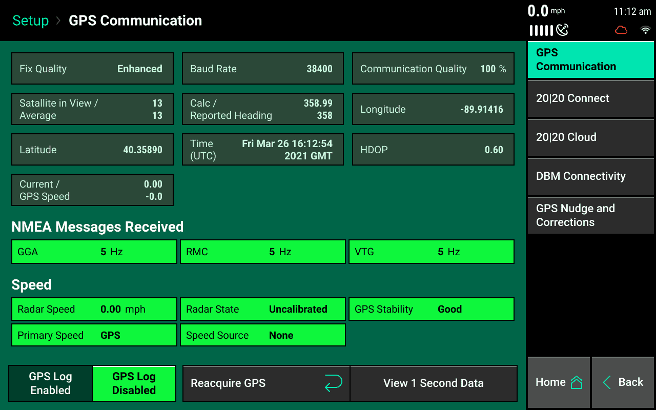 speed connectivity icon screencap