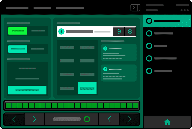 Map layer filtering example screen