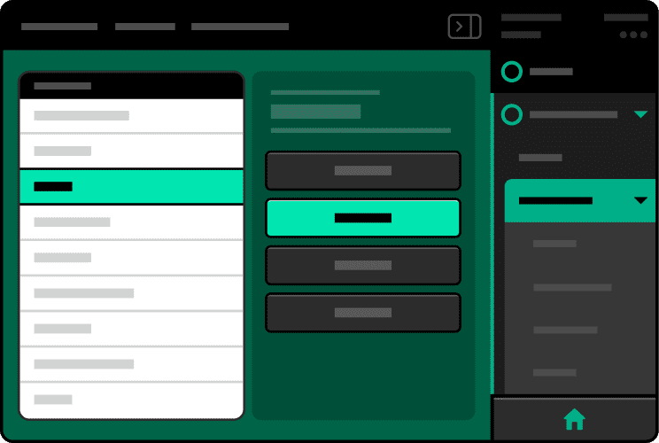 Map layer filtering example screen